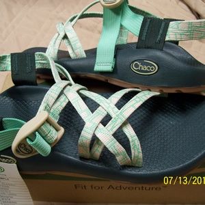 Brand New Chaco ZX 1 Classic Pep Pine 7 Cute Color